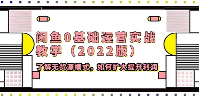 闲鱼0基础运营实战教学（2022版）了解无货源模式，如何扩大提升利润云富网创-网创项目资源站-副业项目-创业项目-搞钱项目云富网创