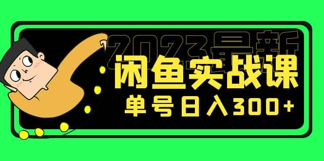 花599买的闲鱼项目：2023最新闲鱼实战课（7节课）云富网创-网创项目资源站-副业项目-创业项目-搞钱项目云富网创