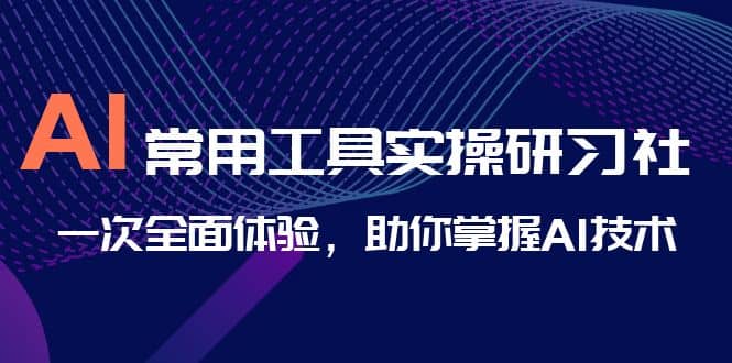 AI-常用工具实操研习社，一次全面体验，助你掌握AI技术云富网创-网创项目资源站-副业项目-创业项目-搞钱项目云富网创