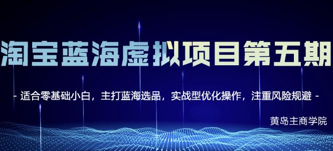 淘宝虚拟无货源3.0+4.0+5.0，适合零基础小白，主打蓝海选品，实战型优化操作云富网创-网创项目资源站-副业项目-创业项目-搞钱项目云富网创