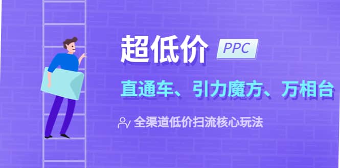 2023超低价·ppc—“直通车、引力魔方、万相台”全渠道·低价扫流核心玩法云富网创-网创项目资源站-副业项目-创业项目-搞钱项目云富网创