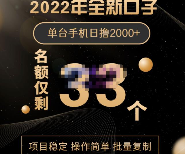 2022年全新口子，手机批量搬砖玩法，一部手机日撸2000+云富网创-网创项目资源站-副业项目-创业项目-搞钱项目云富网创