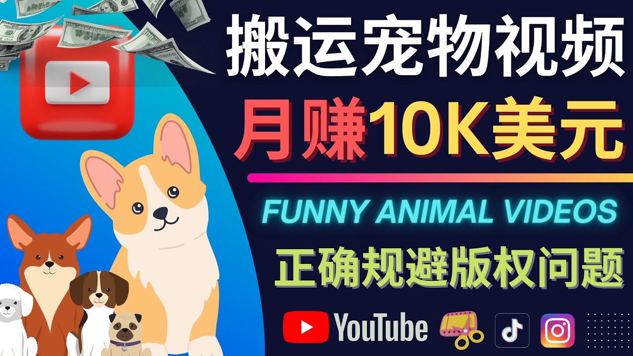 搬运TIKTOK视频到YouTube，并进行二次创作，月赚1万美元以上云富网创-网创项目资源站-副业项目-创业项目-搞钱项目云富网创